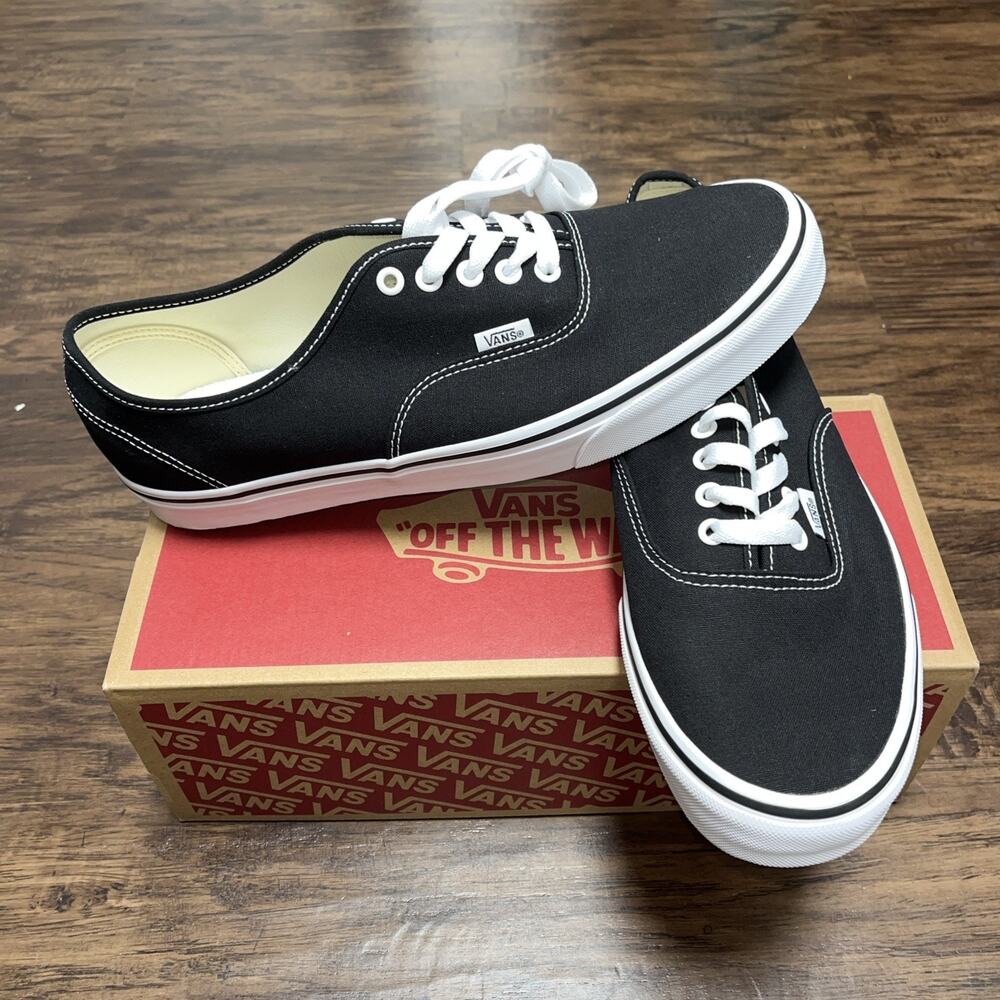 Vans Unisex Authentic Platform Black US Shoe Size 11.5 Men Brand New